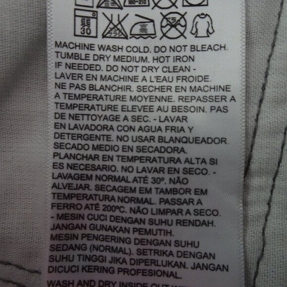 Levi's 501 Jeans Men's Size 38x32 Silver Gray Denim Shrink to Fit Button Fly - Picture 12 of 13